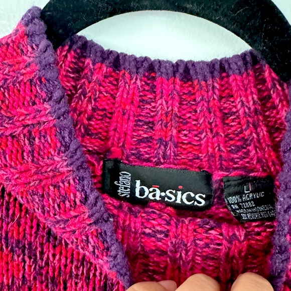 💘 Vintage Stefano Basics knitted sweater sz L - Picture 2 of 4